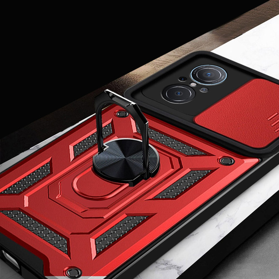 Case for Huawei Nova 9 SE, CamShield Slide, red