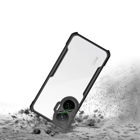 Case for Xiaomi Poco F7, AntiDrop Hybrid, black