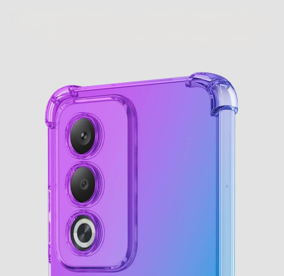 Case for Oppo A80, Gradient Dropproof, Purple / blue