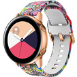 Smooth strap for Samsung Galaxy Watch Active 22mm, Colorful Jellyfish