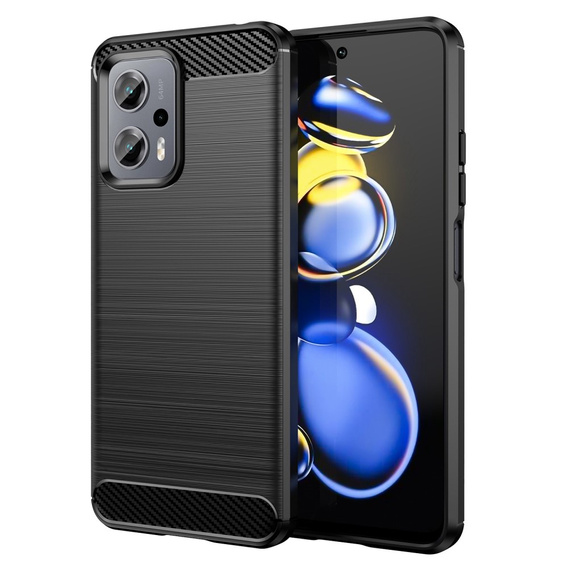Case for Xiaomi Poco X4 GT 5G, Carbon, black