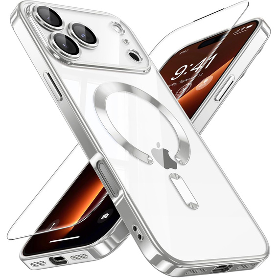 Magnetic case with lens protection for iPhone 17 Pro Max