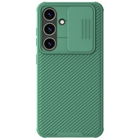NILLKIN Case for Samsung Galaxy S24, Silicone CamShield Case for MagSafe, green
