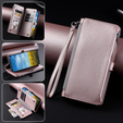 Flip case for Xiaomi Redmi 14C / Xiaomi Poco C75, Wallet Zipper Pocket, pink