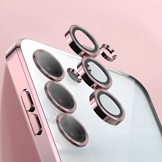 Case for Samsung Galaxy A35 5G, Electro MagSafe, pink + Screen Glass