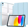 Case for iPad 10.9 2022 10 Gen, Smartcase Hybrid, with stylus space, blue