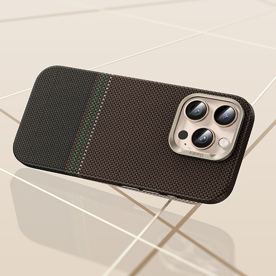 BENKS Kevlar Magnetic Armor Pro Prestige 600D Y066 case for MagSafe with active button for iPhone 16 Pro Max