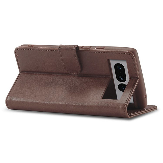 Flip case for Google Pixel 7 Pro 5G, LC.IMEEKE, brown