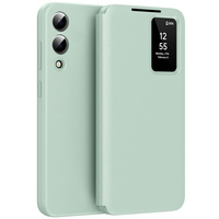 Flip case for Samsung Galaxy S25 Edge, Smart View Wallet, green