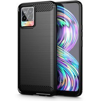 Case for Realme 8 / 8 Pro, Carbon, black