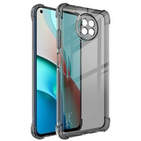 IMAK case for Xiaomi Redmi Note 9T 5G, Dropproof, transparent / black