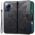 Flip case for Xiaomi 13 Lite, Butterfly, black