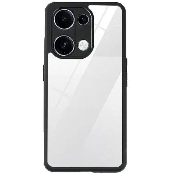 Case for Xiaomi Redmi Note 13 Pro 4G / Xiaomi Redmi Note 14S / Xiaomi Poco M6 Pro 4G, Fusion Hybrid, with camera protection, transparent / black
