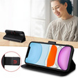 Flip case for Samsung Galaxy M55 5G, Wallet Smart Magnet, black
