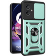 Case for Motorola Moto G54 5G, CamShield Slide, green