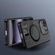 Case for Xiaomi Redmi Note 14 4G, for MagSafe, ERBORD Matt Case, black + Screen Glass