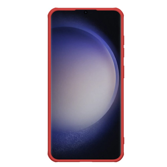 NILLKIN Case for Samsung Galaxy S24, Super Frosted Shield Case, red