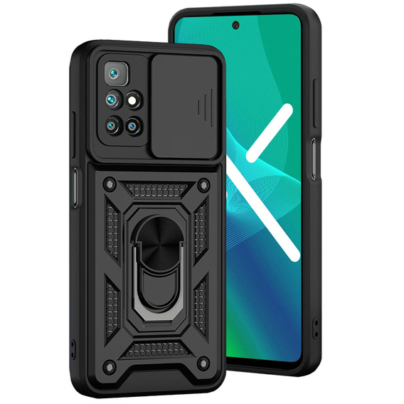 Case for Xiaomi Redmi 10, CamShield Slide, black