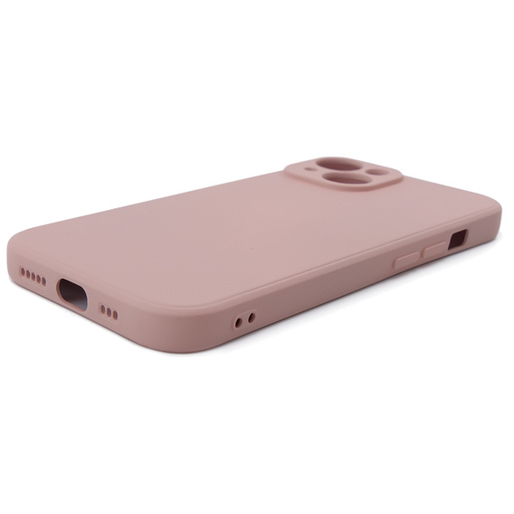Case for iPhone 15, Silicone Lite, orange