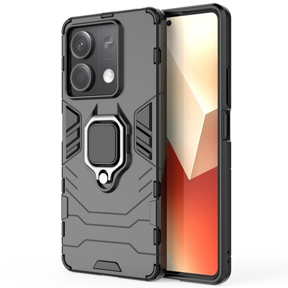 Case for Xiaomi Redmi Note 13 5G, Kickstand Ring, black