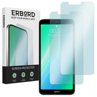2x Tempered Glass for Xiaomi Redmi 7A, ERBORD 9H Hard Glass for phone screen