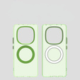 Case for Xiaomi Redmi Note 14 Pro 5G / Poco X7 5G, Fusion Hybrid, for MagSafe, green