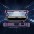 Armored case for Samsung Galaxy S23 FE, Dexnor Full Body (Two Frames), purple