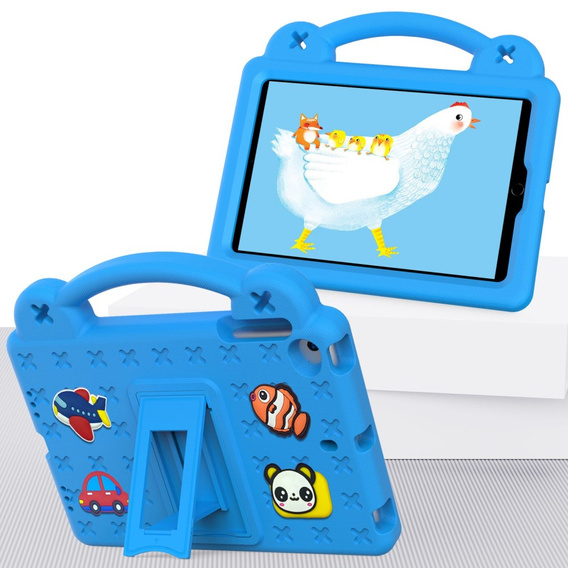 Children's case for iPad mini 7.9" 2019/2015/2014/2013/2012 (5/4/3/2/1 gen.), Cute Patterns, with stand, blue