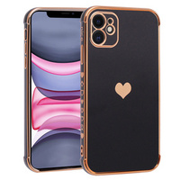 Case for Apple iPhone 11, Electro heart, black