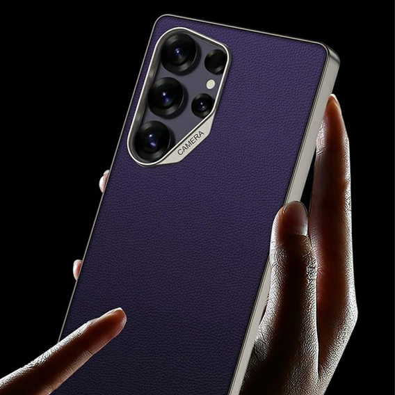 Case for Samsung Galaxy S25 Ultra, GKK Leather, purple