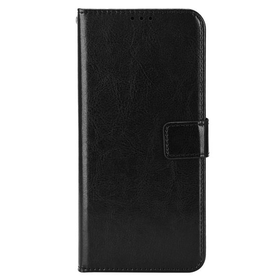 Flip case for Infinix Note 12 5G, Crazy Horse Wallet, black