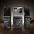 Tongate MECH case with MagSafe for Samsung Galaxy Z Flip 7, black