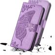 Flip case for Realme Note 50, Butterfly, purple