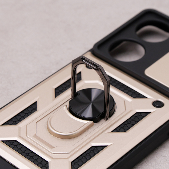 Case for Oppo A98 5G, CamShield Slide, gold