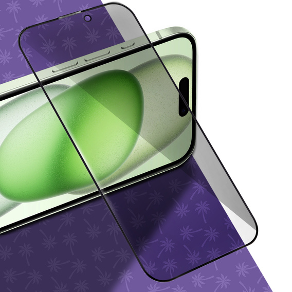 Shy Palm Privacy Tempered Glass for iPhone 15