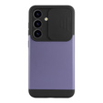 Case for Samsung Galaxy S24, ERBORD CamProtect Slide Camera, purple