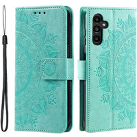 Flip case for Samsung Galaxy S23 FE, Mandala, green