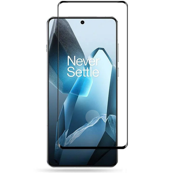 3D Tempered Glass for OnePlus 13, black frame