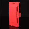 Flap case for Oppo Reno 14, Card Slot, wallet, red