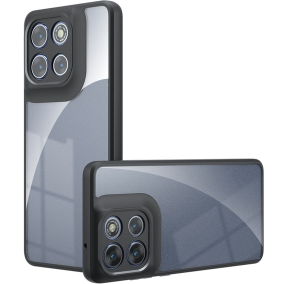 Case for Xiaomi Redmi 15 5G / 4G, with camera protection, transparent with black sides