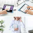 Case for Samsung Galaxy Tab S10 Lite / S10 FE / S9 FE, Dux Ducis TOBY, blue