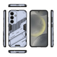 Case for Samsung Galaxy A36 5G, Military kickstand, dark blue