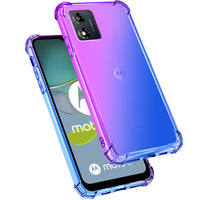 Case for Motorola Moto E13, Gradient Dropproof, Purple / blue