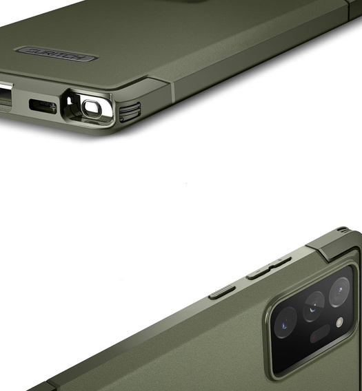 Case for Samsung Galaxy Note 20 Ultra, Suritch Basic (Two Frames), green