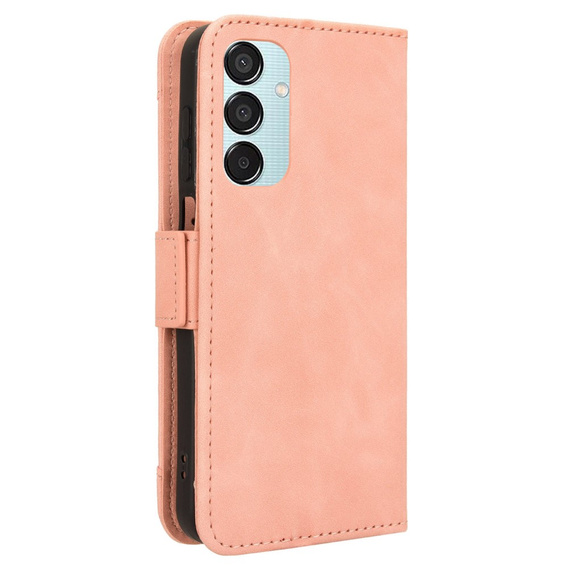 Flip case for Samsung Galaxy M15 5G, Card Slot, pink