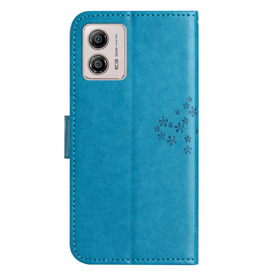 Flip case for Motorola Moto G53 / G23 / G13, tree, blue