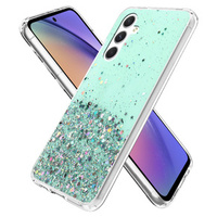 Case for Samsung Galaxy A54 5G, Glittery, green