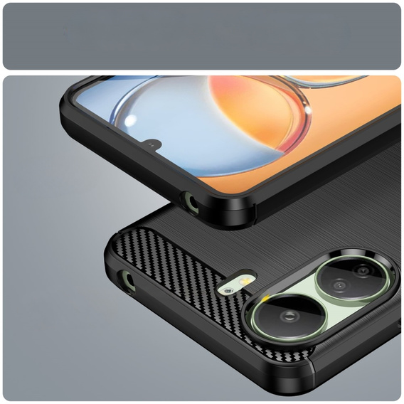 Case for Xiaomi Redmi 13C / Poco C65, Carbon, black