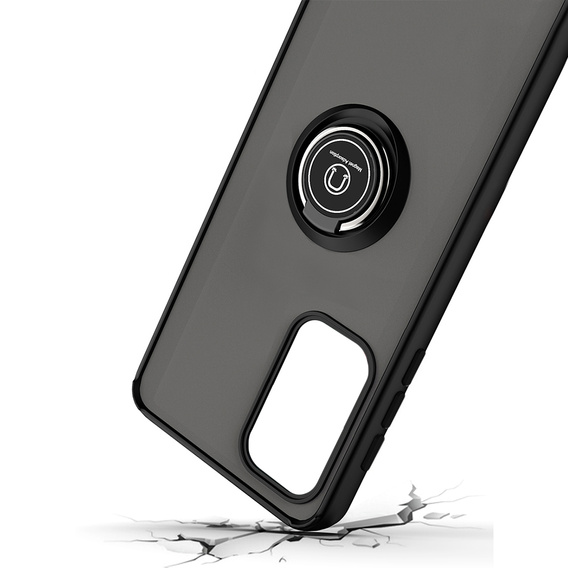 Case for Motorola Moto G200 5G, Frosted Ring, blue