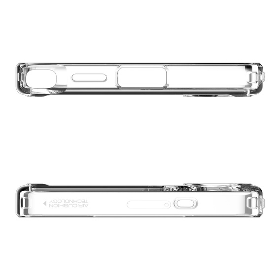 Spigen MagSafe Case for Samsung Galaxy S25 Ultra, Ultra Hybrid, transparent / white + 9H Tempered Glass